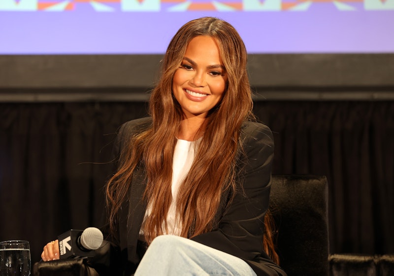 Chrissy Teigen's sobriety journey reached one year this July. Photo via Getty Images