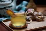 Healthy Herbal Ginger Tea.