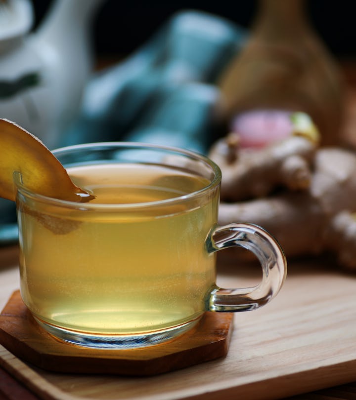 Healthy Herbal Ginger Tea.