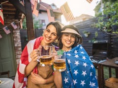 A couple use 4th of July couple puns for captions on Instagram.