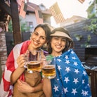 A couple use 4th of July couple puns for captions on Instagram.
