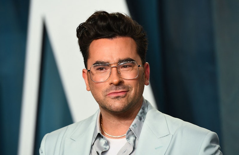 Canadian actor Dan Levy attends the 2022 Vanity Fair Oscar Party following the 94th Oscars at the Th...
