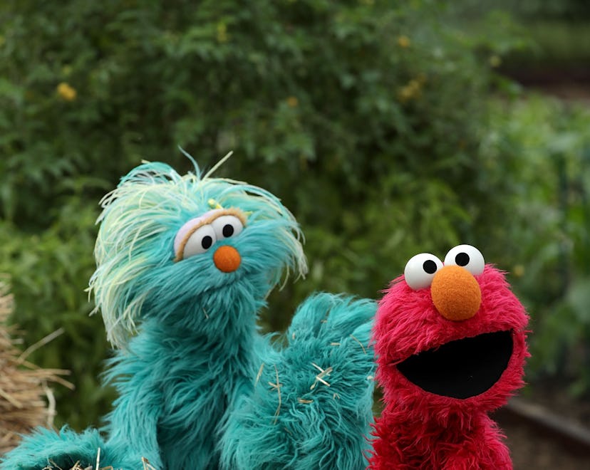 WASHINGTON, DC - OCTOBER 06: Sesame Street's Elmo and Rosita provide commentary during an event to ...