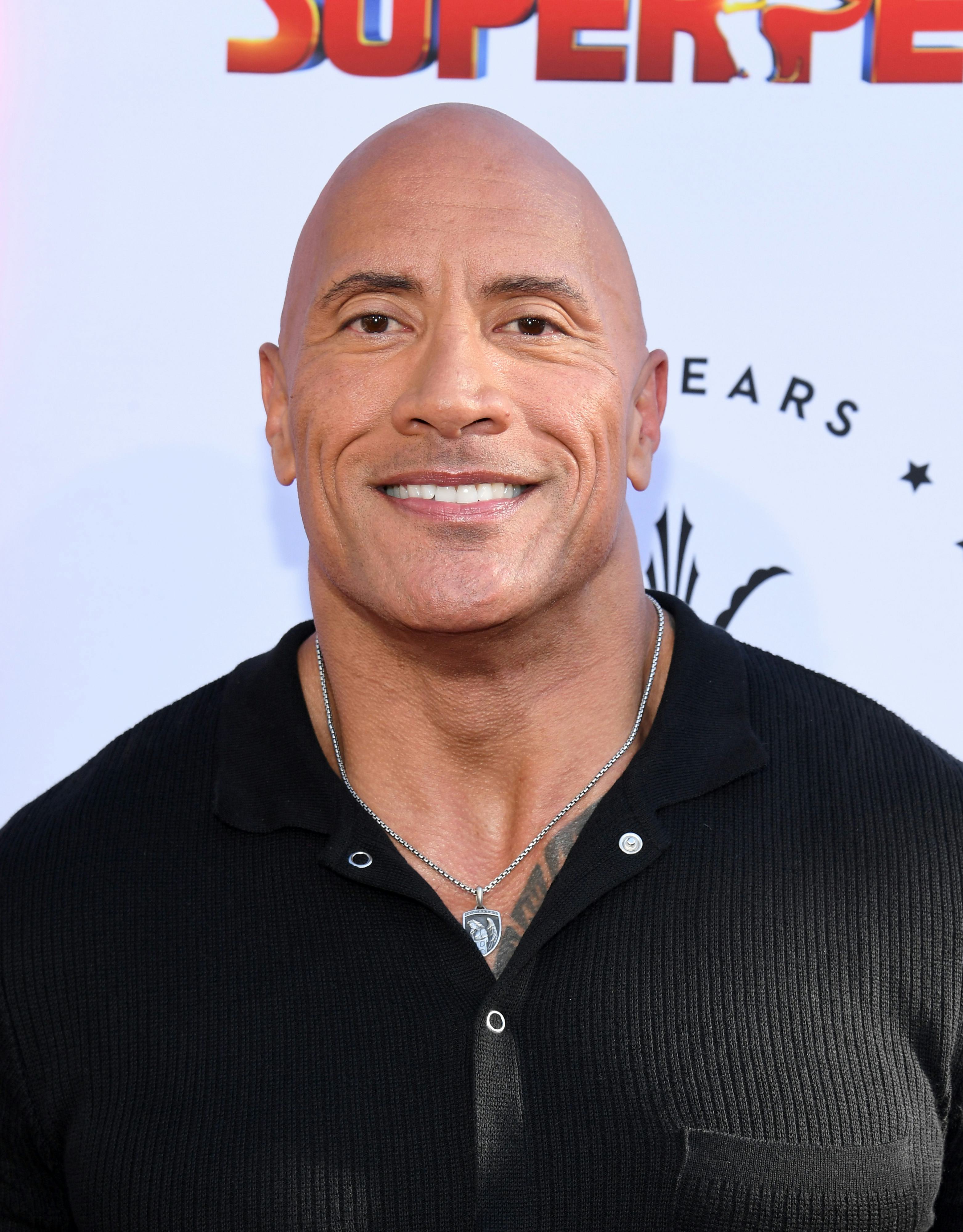 LOS ANGELES, CALIFORNIA - JULY 13: Dwayne Johnson attends a special screening of Warner Bros. &ldquo;DC Le&hellip;