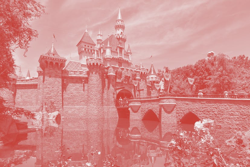 ANAHEIM, CA - MAY 27: General views of Sleeping Beauty Castle at Disneyland on May 27, 2022 in Anahe...