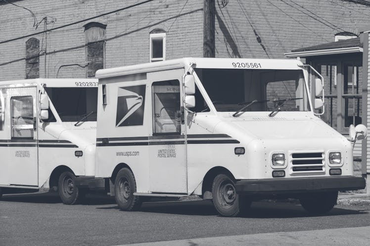 MECHANICSVILLE, DANVILLE, PENNSYLVANIA, UNITED STATES - 2022/07/20: United States Postal Service (US...