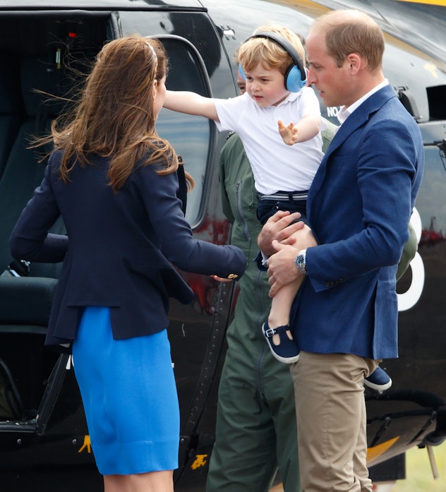 Prince George just wants his mom.