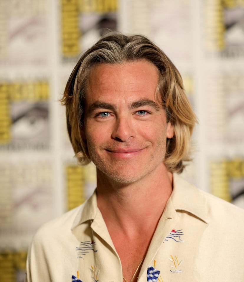 SAN DIEGO, CALIFORNIA - JULY 21: Chris Pine attends the Paramount Pictures and eOne's "Dungeons & Dr...