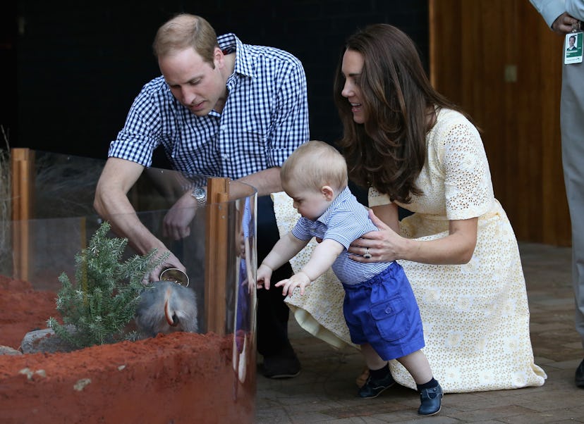 Kate Middleton and Prince George in Australia.