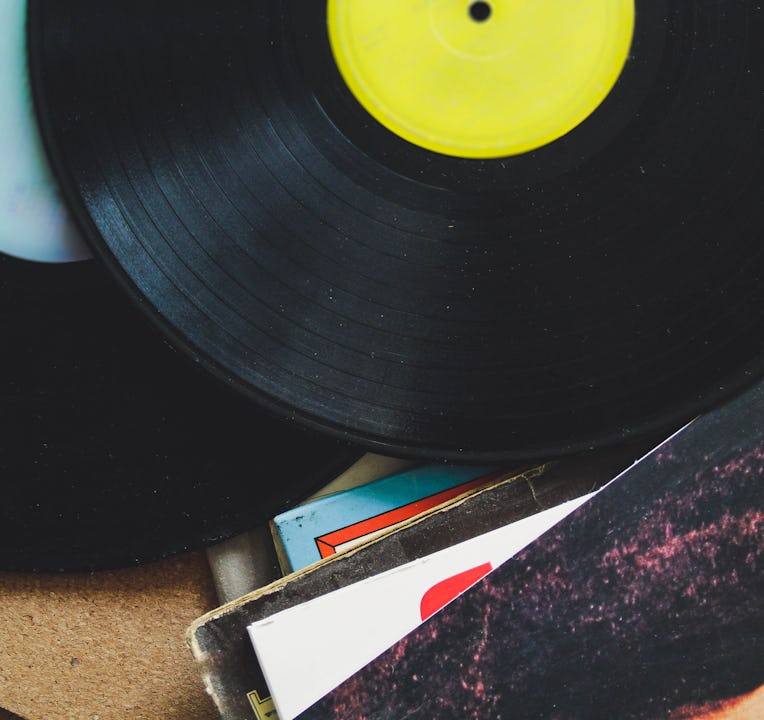Vinyl records collection