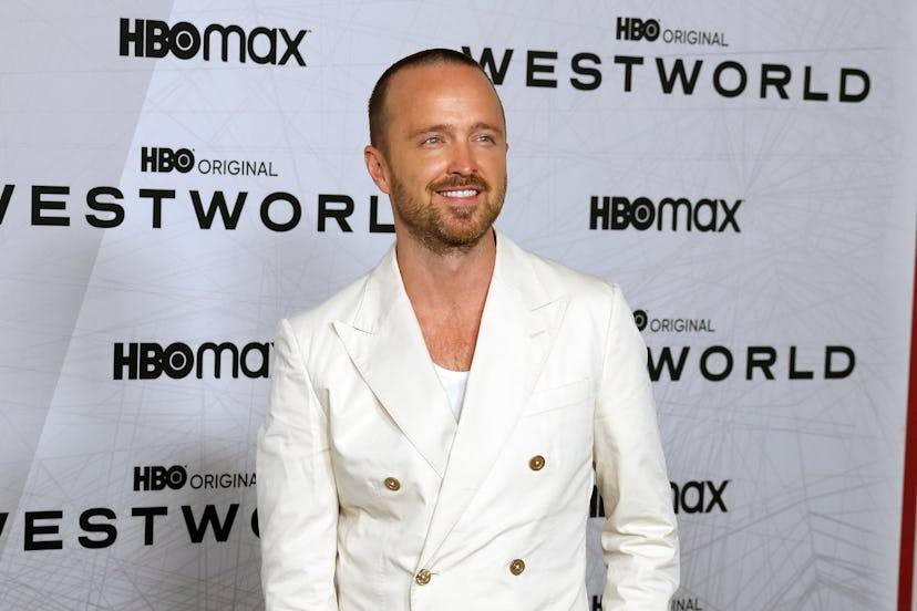NEW YORK, NEW YORK - JUNE 21: Aaron Paul attends the premiere of HBO’s “Westworld” Season 4 at Alice…