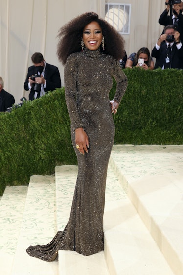 Keke Palmer attends the 2021 Met Gala benefit "In America: A Lexicon of Fashion" 