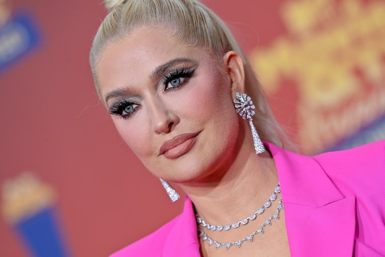 SANTA MONICA, CALIFORNIA - JUNE 02: Erika Jayne attends the 2022 MTV Movie & TV Awards: UNSCRIPTED a...