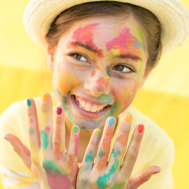 happy with nail polish