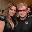 According to 'Page Six' and 'People,' Elton John and Britney Spears are reportedly reworking a versi...