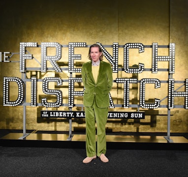 MILAN, ITALY - NOVEMBER 04: Wes Anderson attends the Italian première of the “The French Dispatch” b...
