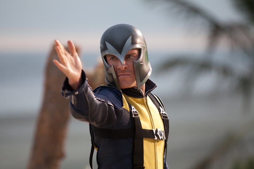 Actor Michael Fassbender as Erik Lehnsherr, aka Magneto in a scene from the film 'X-Men: First Class...