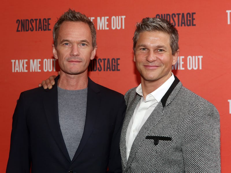 NEW YORK, NEW YORK - APRIL 03: Neil Patrick Harris and David Burtka pose at the opening night of Sec...