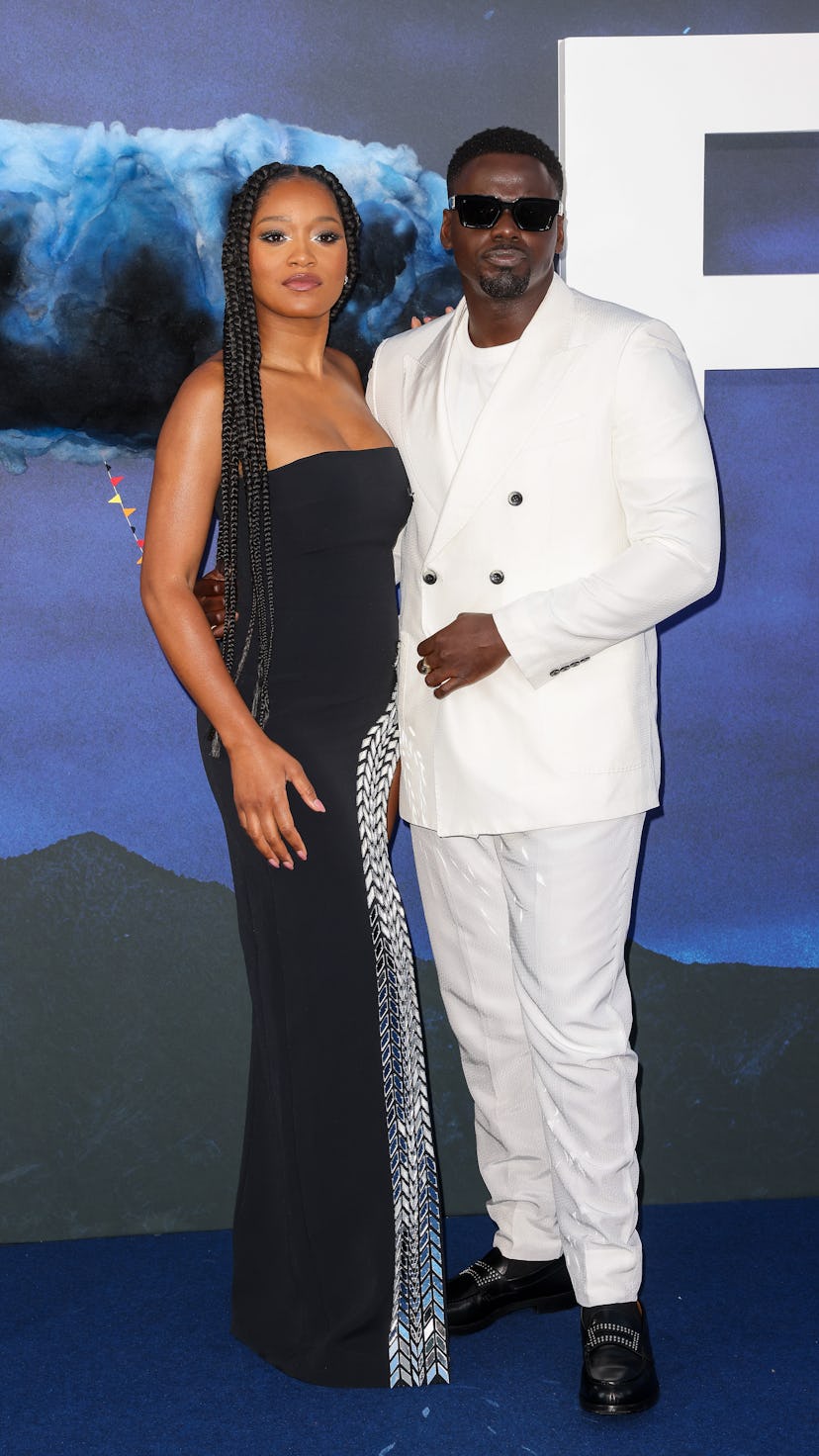 BERLIN, GERMANY - JULY 26: Keke Palmer and Daniel Kaluuya attend the "Nope" Premiere at Zoopalast on...