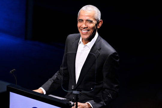 Former US President Barack Obama attends the Copenhagen Democracy Summit at The Royal Danish Playhou...
