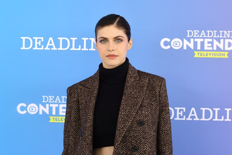 LOS ANGELES, CALIFORNIA - APRIL 10: Actor Alexandra Daddario from HBO Max’s ‘The White Lotus’ attend...