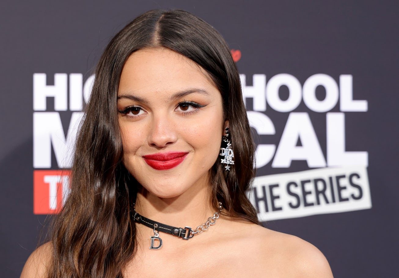 BURBANK, CALIFORNIA - JULY 27: Olivia Rodrigo attends the Disney+ "High School Musical: The Musical:...