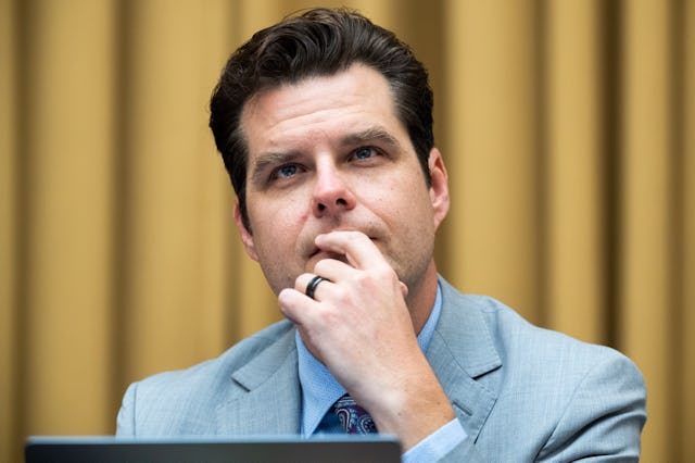 Rep. Matt Gaetz, Republican from Florida, has been attacking abortion activists — but the outcome ha...