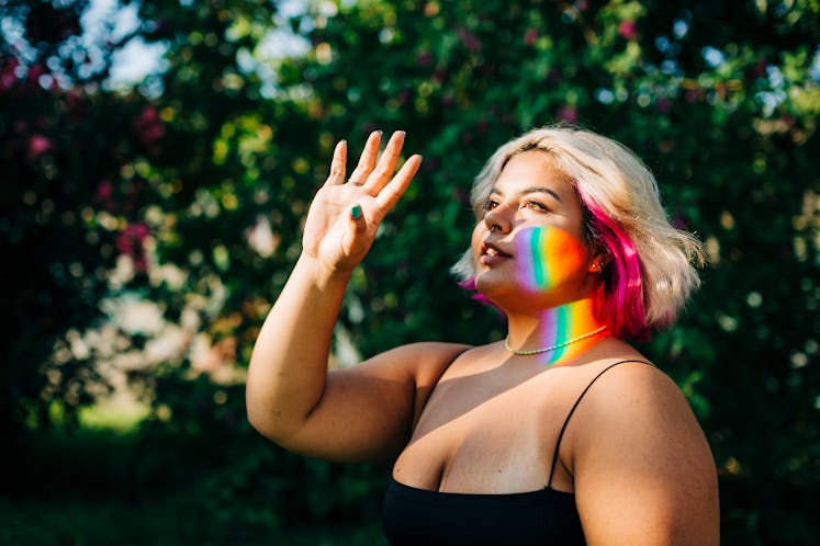 Queer woman reflecting on what it means to fit into the LGBTQ+ community.