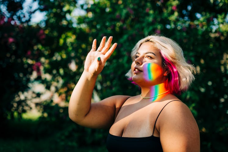 Queer woman reflecting on what it means to fit into the LGBTQ+ community.