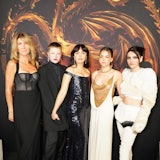 Eve Best, Emma D’Arcy, Olivia Cooke, Milly Alcock and Emily Carey attend HBO's HOUSE OF THE DRAGON P...