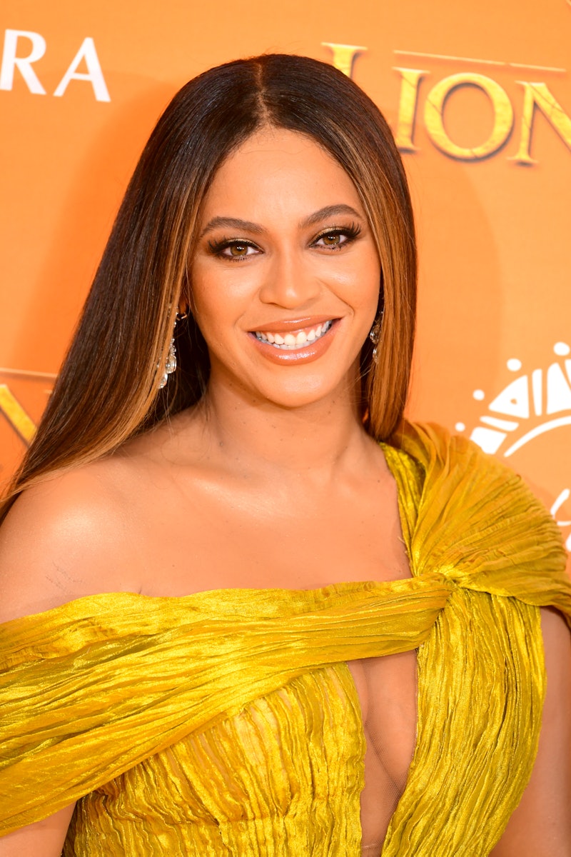 Beyonce attending Disney's The Lion King European Premiere held in Leicester Square, London. (Photo ...