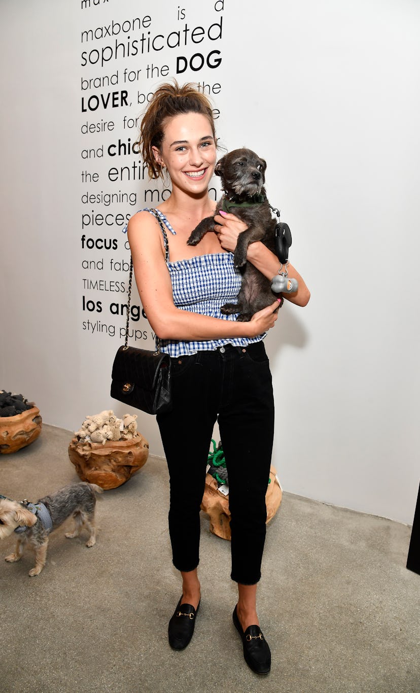 LOS ANGELES, CA - MAY 03: Devon Carlson attends the max-bone Opening Event on May 3, 2017 in Los Ang...