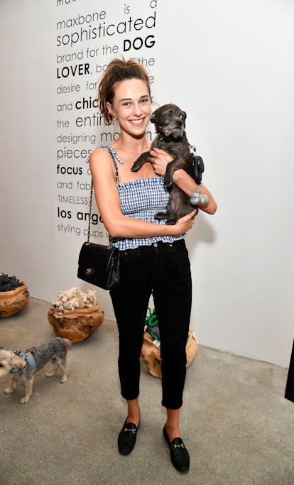 LOS ANGELES, CA - MAY 03: Devon Carlson attends the max-bone Opening Event on May 3, 2017 in Los Ang...