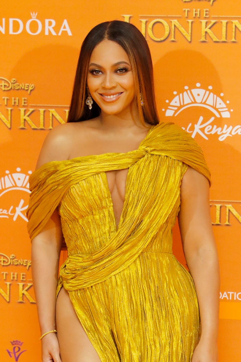 Beyonce Knowles-Carter attends the European Premiere of "The Lion King"