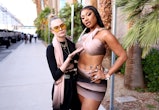 LAS VEGAS, NEVADA - MAY 15: (L-R) Cara Delevingne and Megan Thee Stallion attend the 2022 Billboard ...