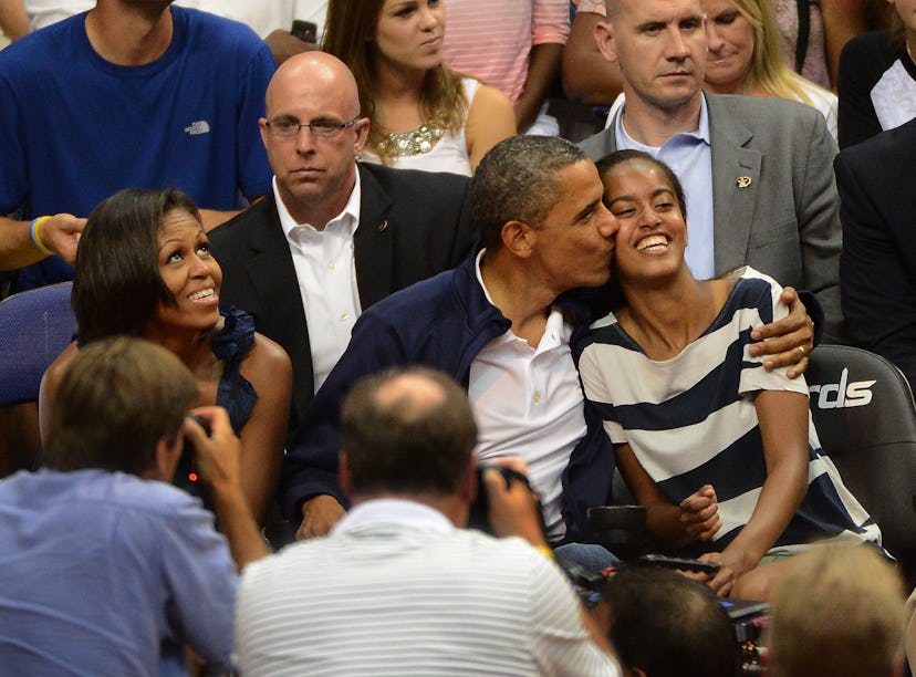 Former President Barack Obama and Michelle posted Malia's baby pics for her birthday. 