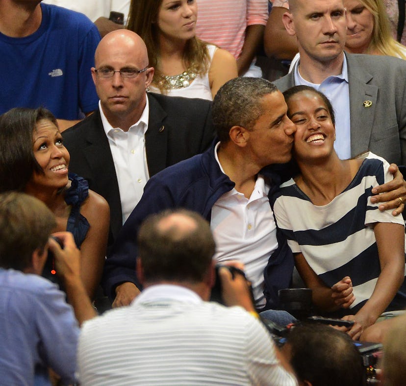 Former President Barack Obama and Michelle posted Malia's baby pics for her birthday.