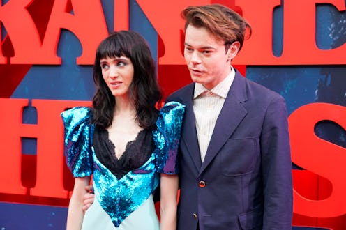 MADRID, SPAIN - MAY 18: Natalia Dyer and Charlie Heaton during the premiere of the new season of 'St...