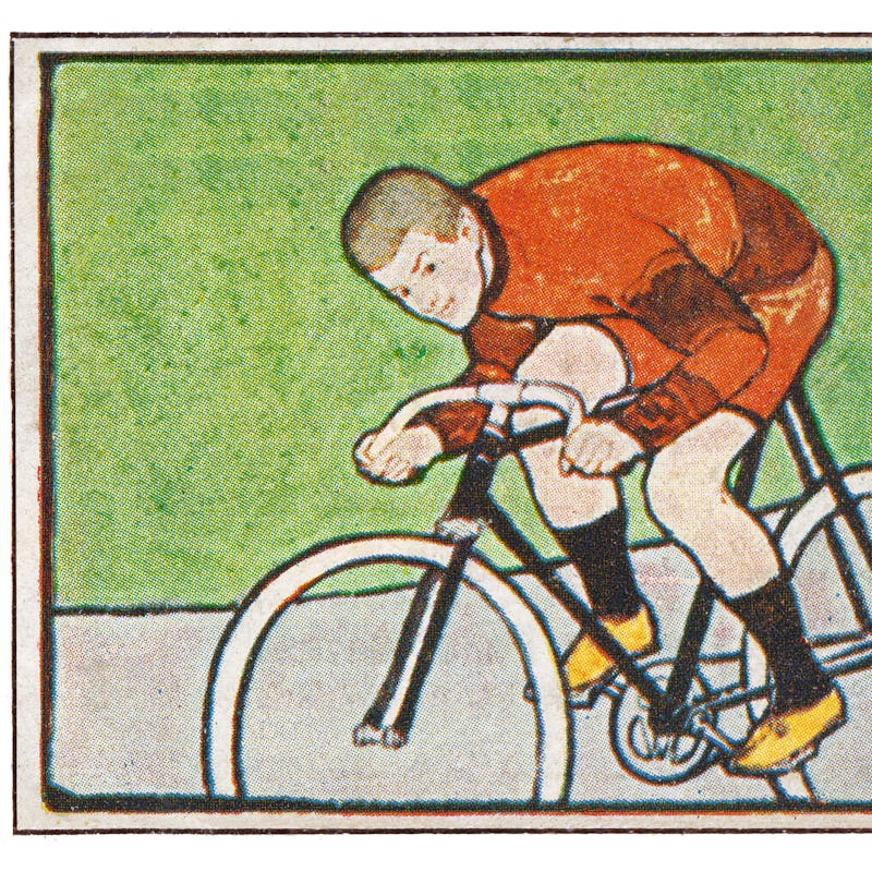Bicycle race art nouveau illustration 1898
Art Nouveau is an international style of art, architectur...