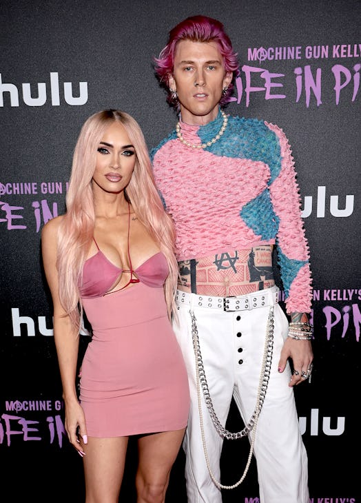 NEW YORK, NEW YORK - JUNE 27: Megan Fox and Colson Baker "Machine Gun Kelly" attend "Machine Gun Kel...