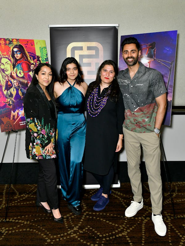 Sana Amanat celebrates Ms. Marvel and the MCU with Iman Vellani, Sharmeen Obaid-Chinoy, and Hasan Mi...