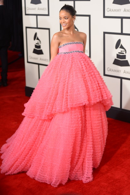 Rihanna attends the 57th Annual Grammy Awards at Staples Center in Los Angeles, California on Sunday...