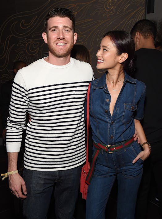 LOS ANGELES, CA - MARCH 16:  Actors Bryan Greenberg (L) and Jamie Chung attend day one of TAO, Beaut...
