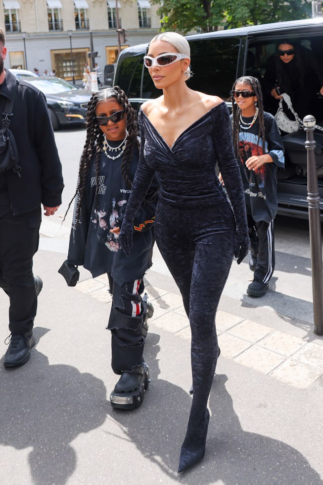 Kim Kardashian hits the Balenciaga runway at Paris Fashion Week