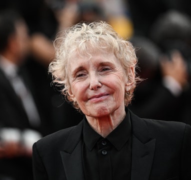 French film director Claire Denis arrives for the Closing Ceremony of the 75th edition of the Cannes...