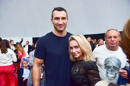 Panettiere's ex Wladimir Klitschko with her at The Daily Front Row and Faena Art Celebrate the Launc...