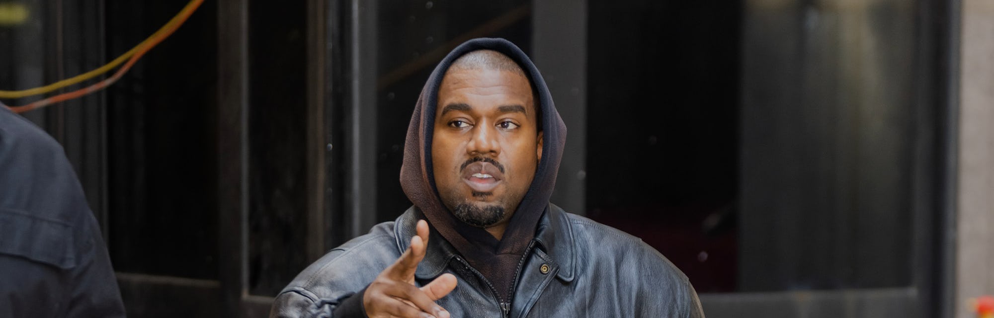 NEW YORK, NEW YORK - MAY 22: Kanye West attends the Balenciaga Spring 2023 Fashion Show at the New Y...