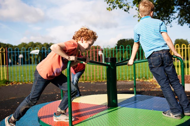 boys that don't get along at playground