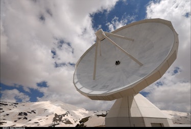 Close to Granada, IRAM radiotelescope on Pico Veleta in Sierra Nevada.