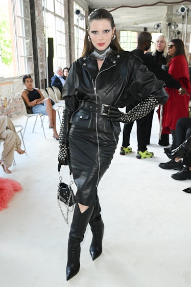 Julia Fox attends the Alexandre Vauthier Haute Couture Fall Winter 2022 2023 show 
